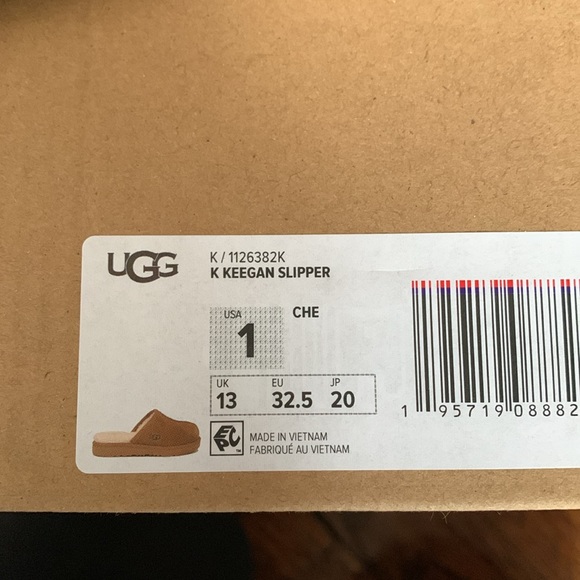 NWT Ugg Keegan Suede Slippers Chestnut - Picture 7 of 8